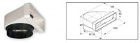 RACCORDO REVERSIBILE VERTICALE 